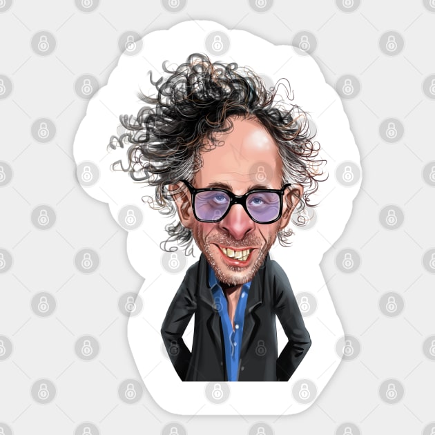 Tim Burton Sticker by YonoStore